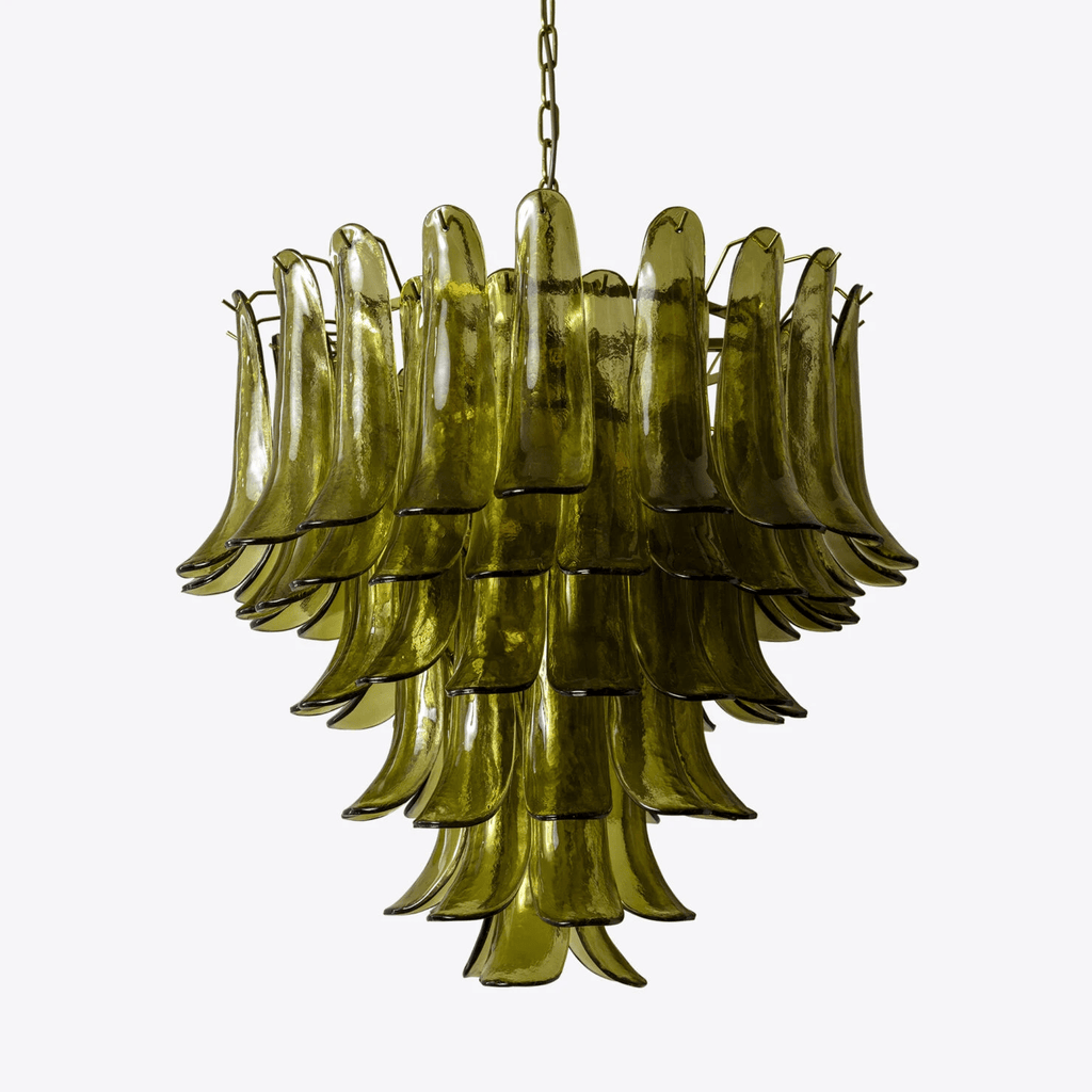 Green Petalo Chandelier