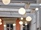 Gregg Stone Shape Glass Pendant Light