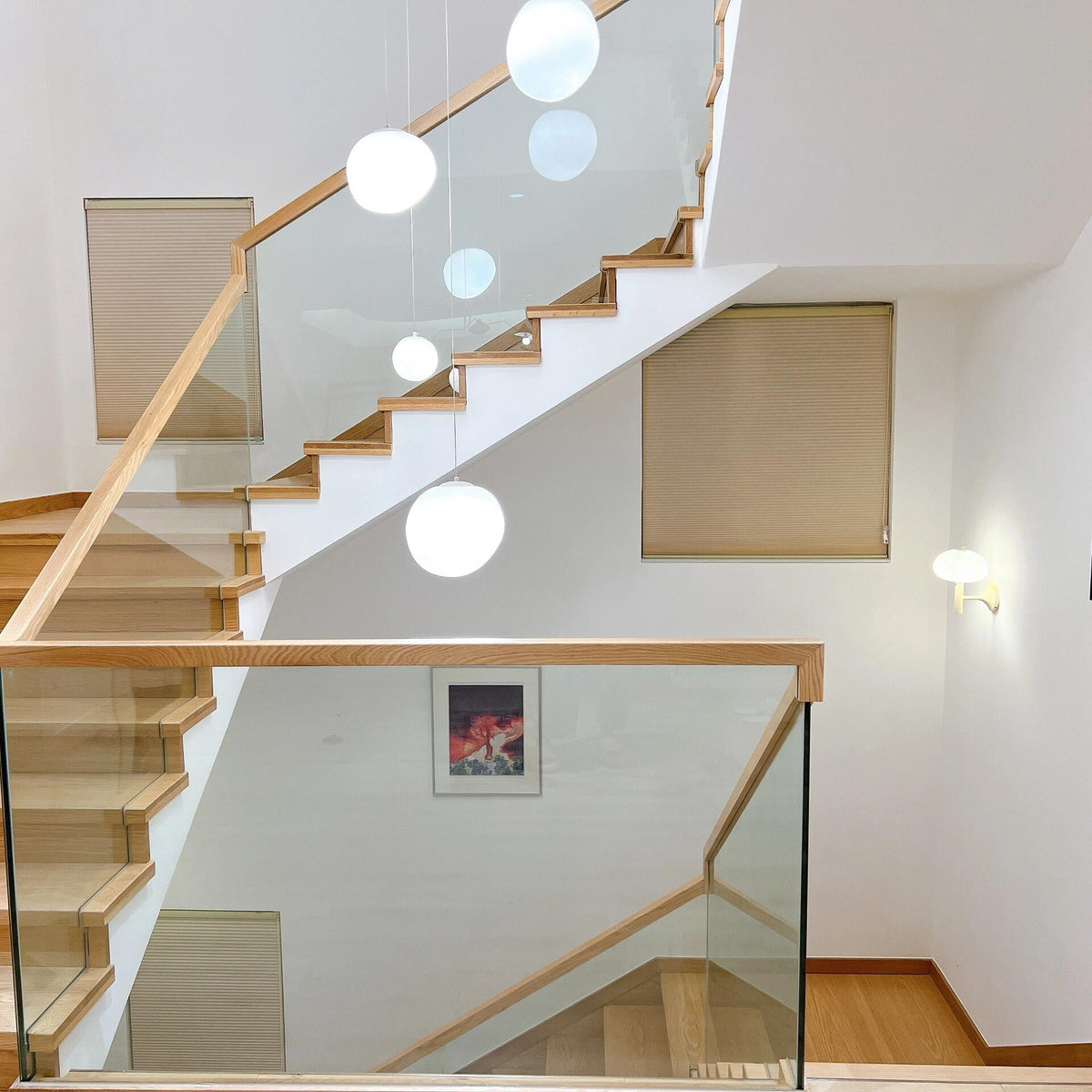 Gregg Stone Shape Glass Pendant Light