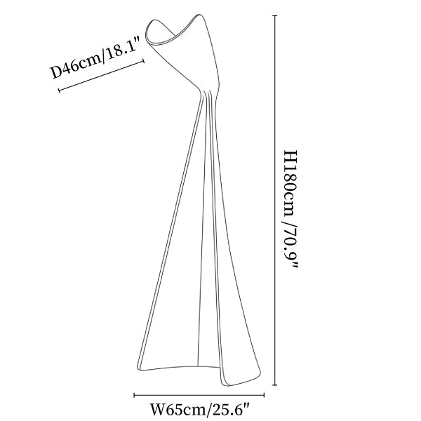 Gresia Sculptural Floor Lamp