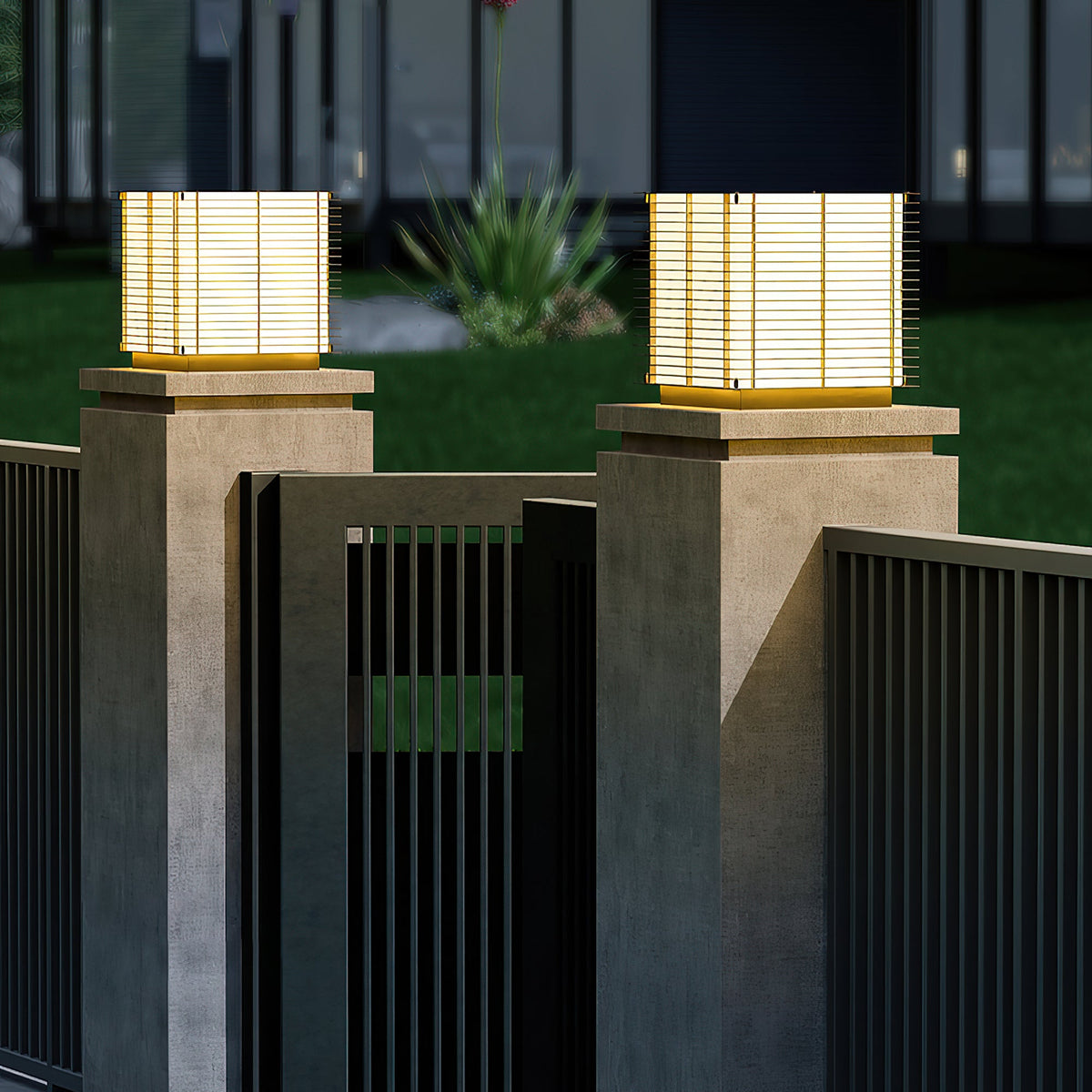 Grid Post Outdoor Light