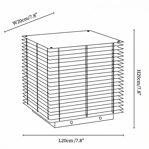 Grid Post Outdoor Light