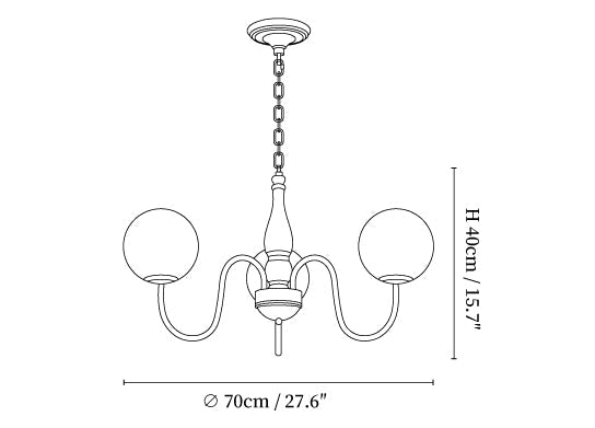 Grove Balls Chandelier