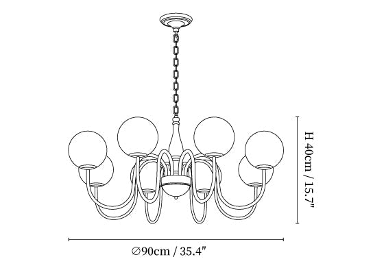 Grove Balls Chandelier