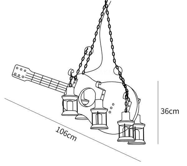 Guitar Pendant Light
