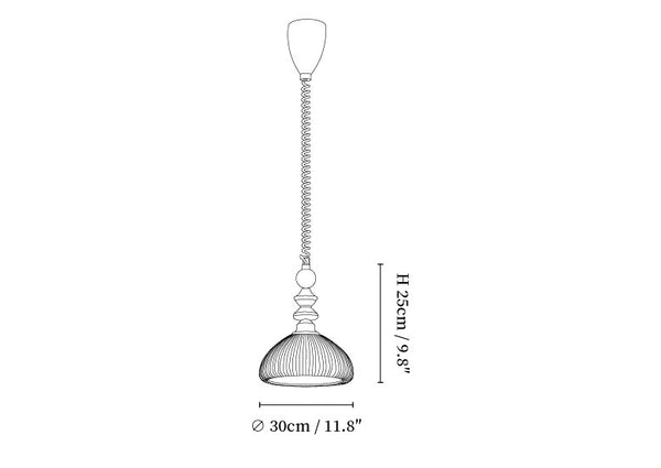Halcyon Arch Pendant Light