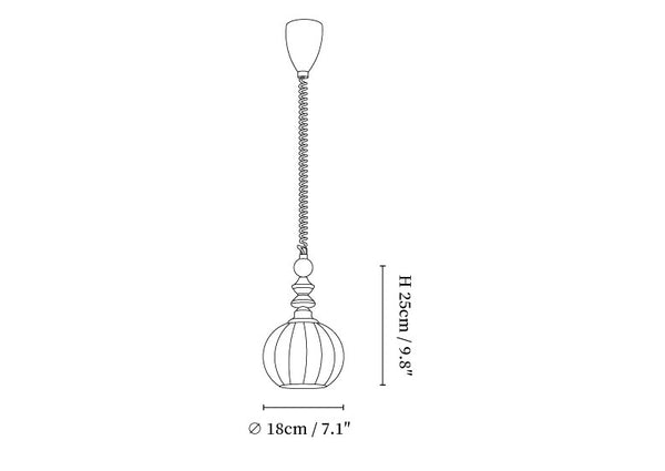 Halcyon Arch Pendant Light