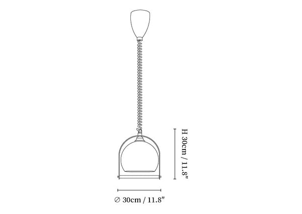 Halcyon Arch Pendant Light