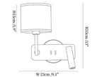 Halden Bedside Wall Sconce