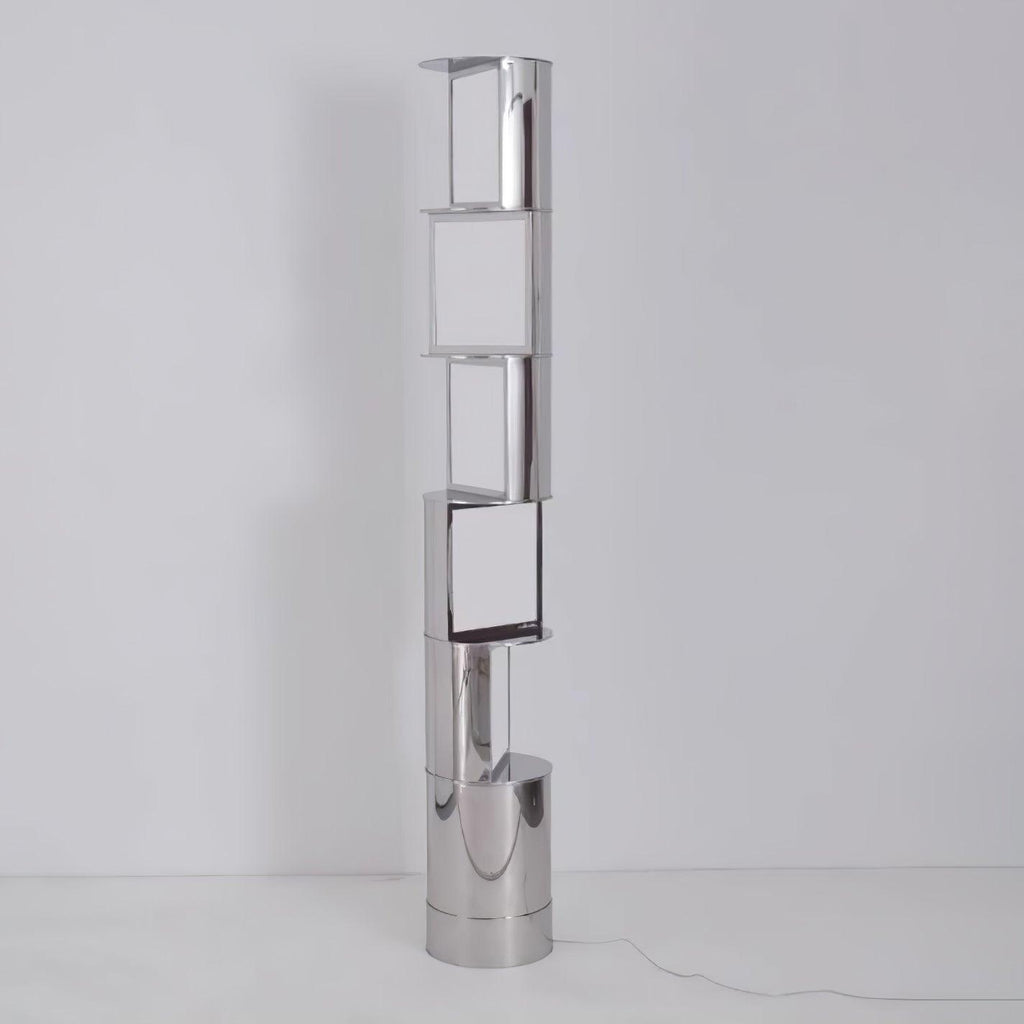 Half Cylindrical Rotating Floor Lamp