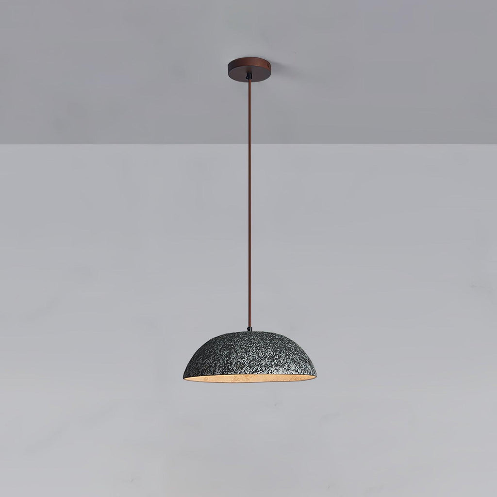 Half Dome Vintage Ceramic Pendant Lamp