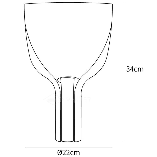 Half-Funnel Table Light