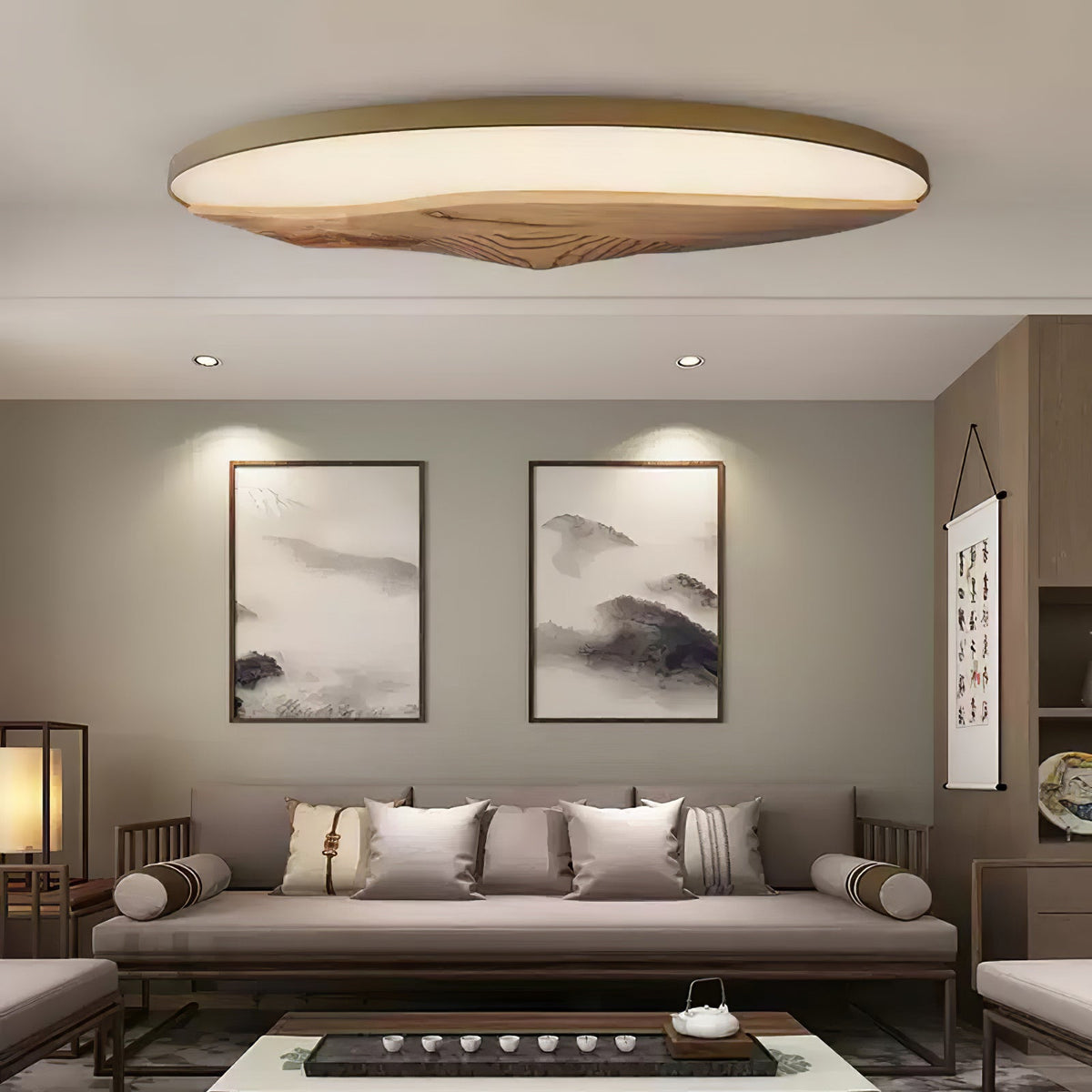 Half - Mountain Ceiling Lamp