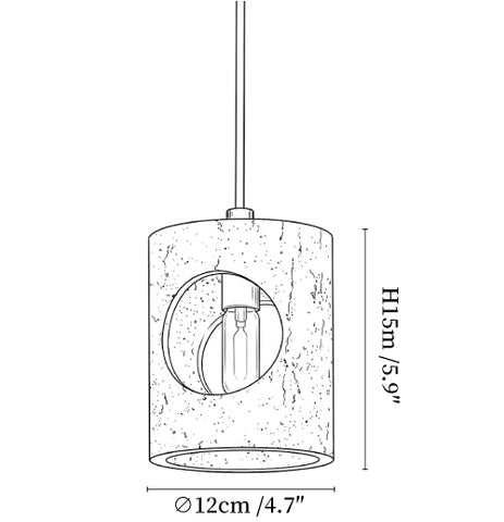 Halo Cut Pendant Lamp
