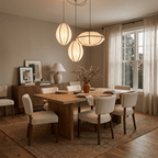 Halo Fabric Globe Pendant Light
