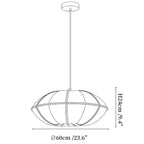 Halo Fabric Globe Pendant Light