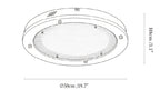 Halo Grid Ceiling Light