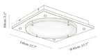 Halo Grid Ceiling Light