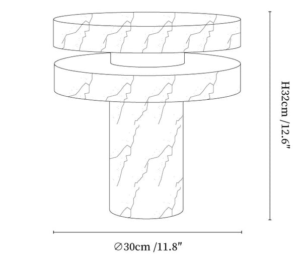 Halo Marble Table Lamp