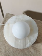 Halo Pebble Stone Table Lamp