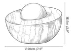 Halo Pebble Stone Table Lamp