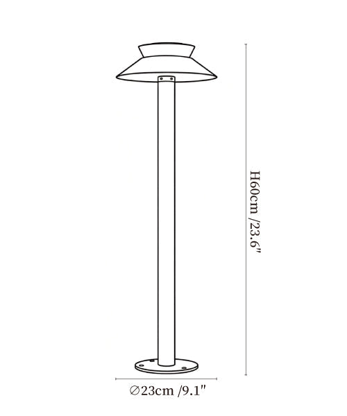 Halo Stem Outdoor Path Light