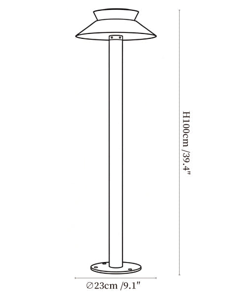 Halo Stem Outdoor Path Light