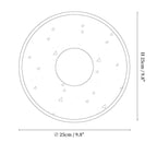 Halo Travertine Wall Light