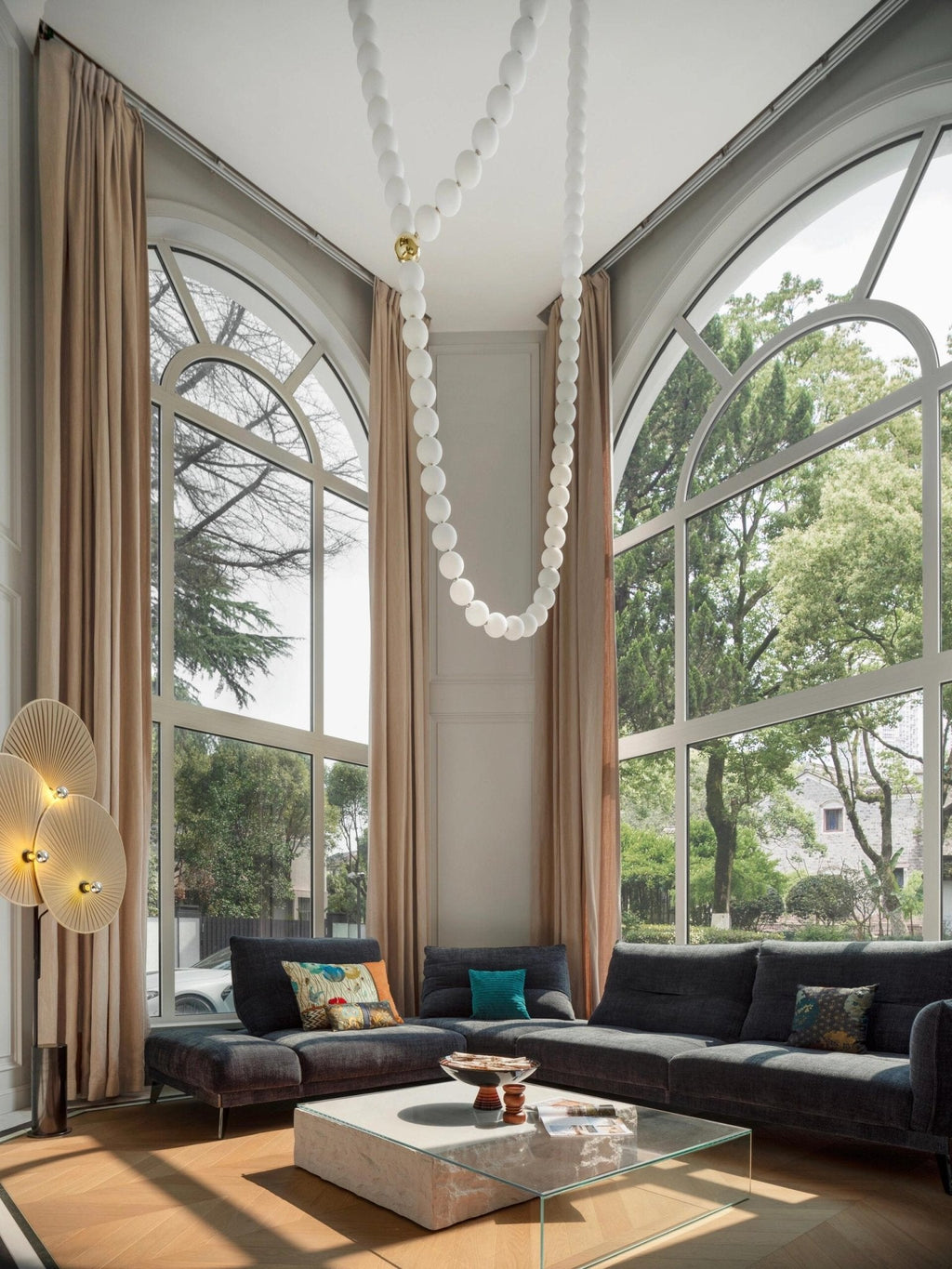 Halti Necklace Acrylic Chandelier