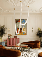 Halti Necklace Acrylic Chandelier