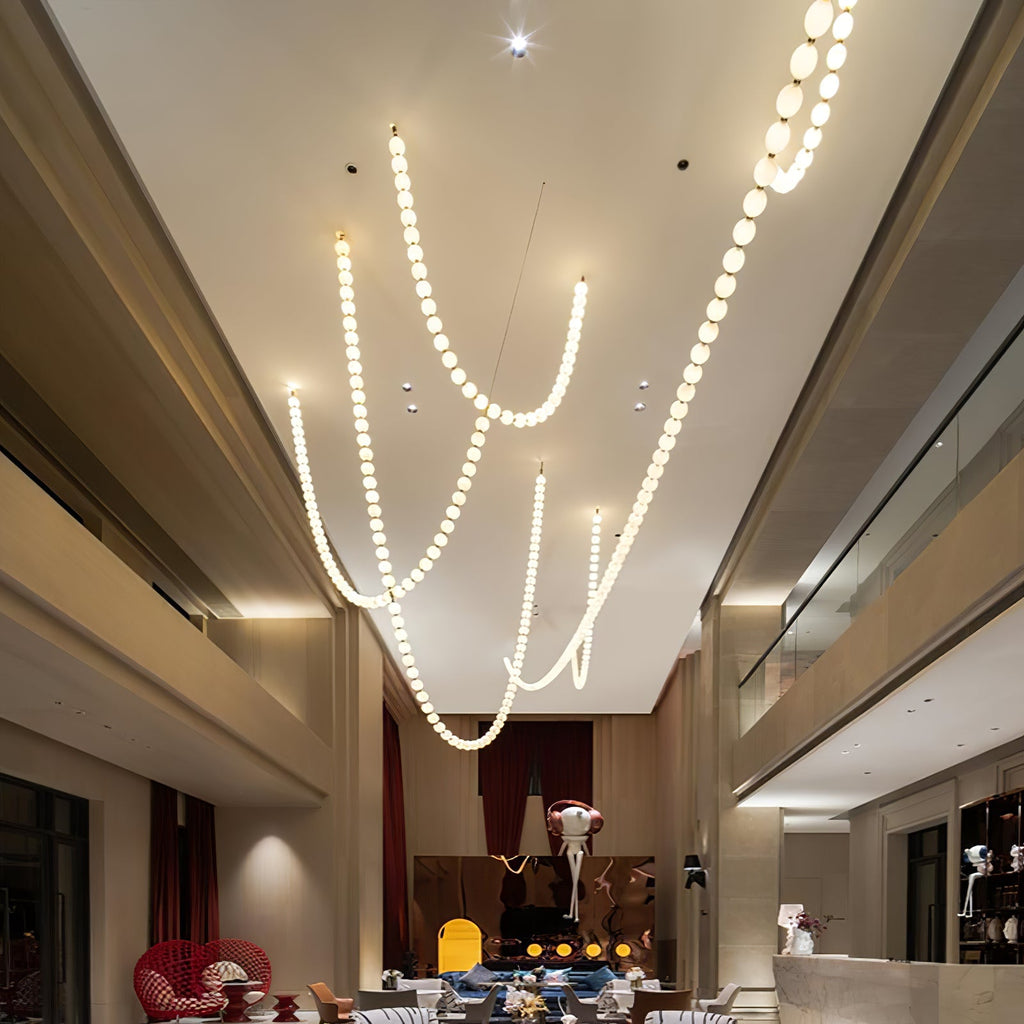 Halti Necklace Acrylic Chandelier