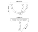 Halti Necklace Acrylic Chandelier