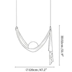 Hammock Fabric Pendant Light