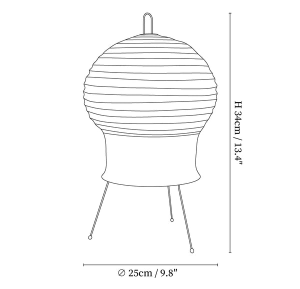 Hana Washi Table Lamp