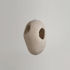 Hand - Built White Pendant Lamp