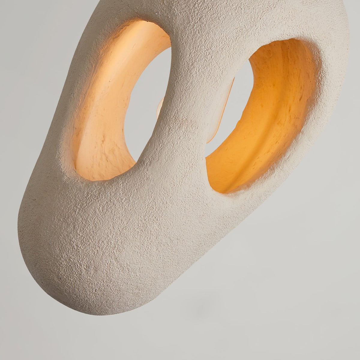 Hand - Built White Pendant Lamp