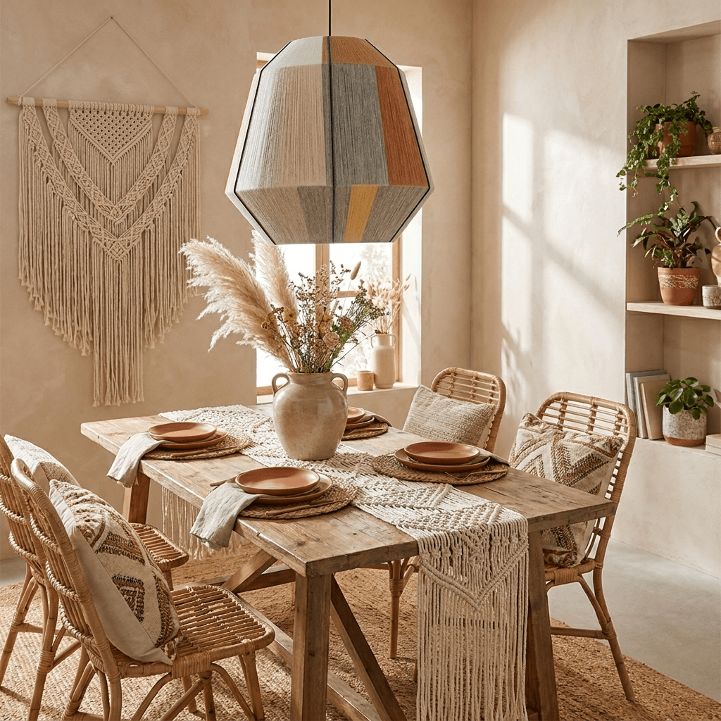 Hand - Wound Lantern Pendant Lamp