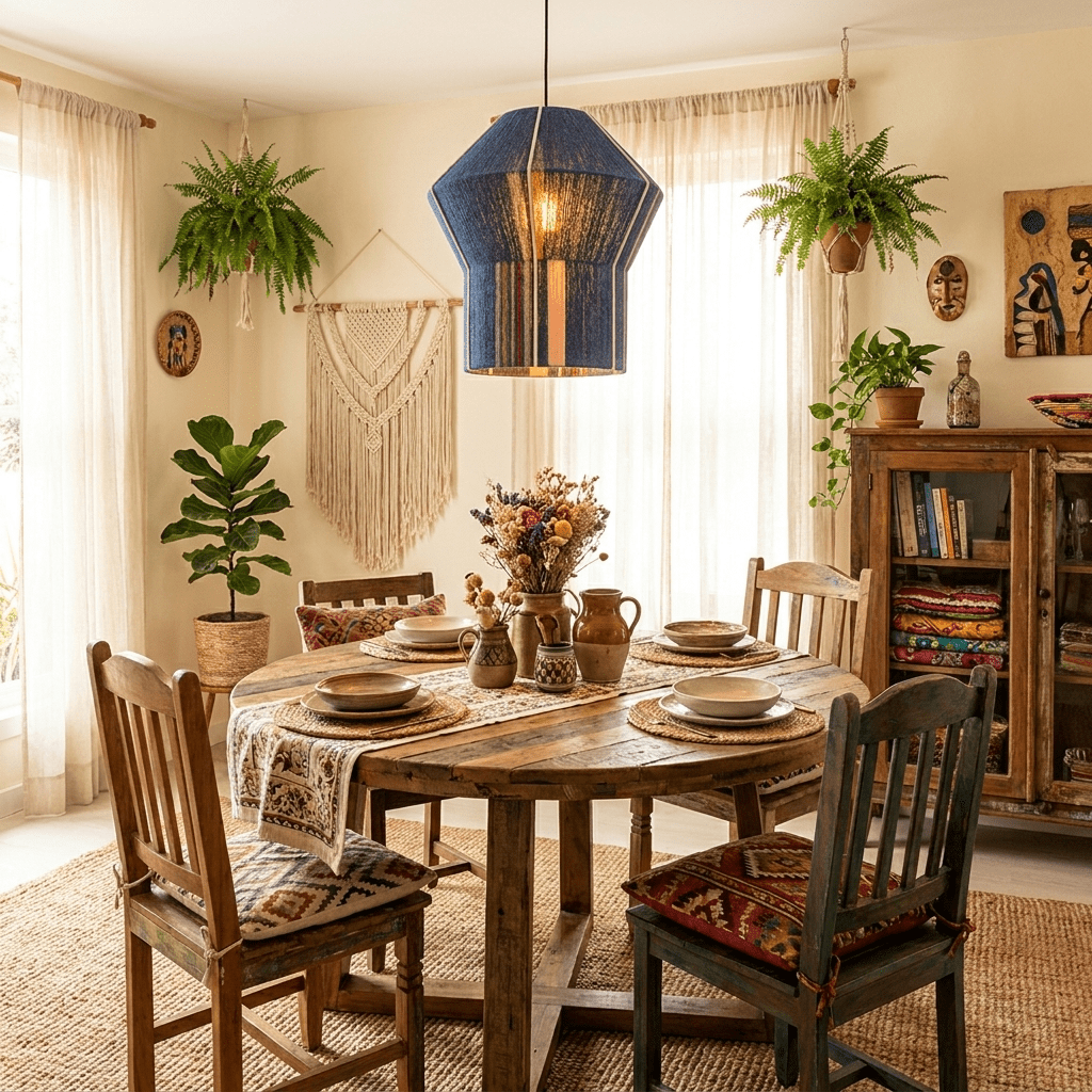 Hand - Wound Lantern Pendant Lamp