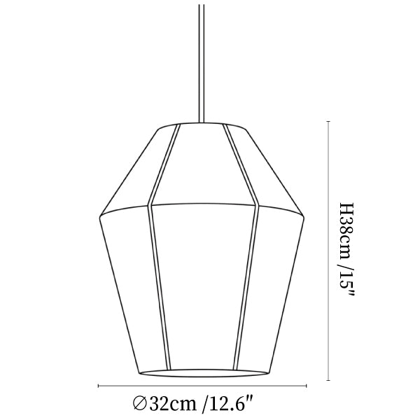 Hand-Wound Lantern Pendant Lamp