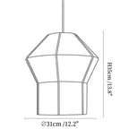 Hand-Wound Lantern Pendant Lamp