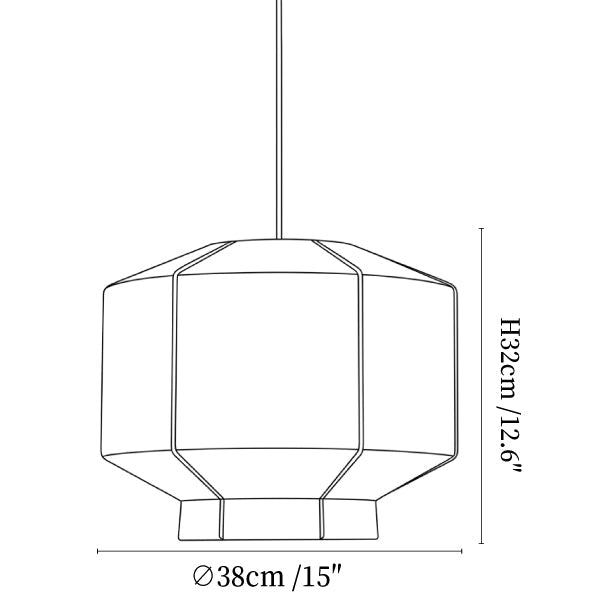 Hand-Wound Lantern Pendant Lamp