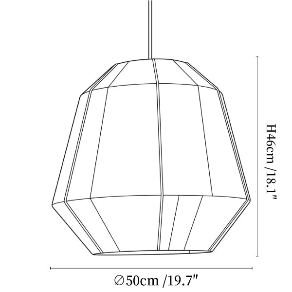 Hand-Wound Lantern Pendant Lamp
