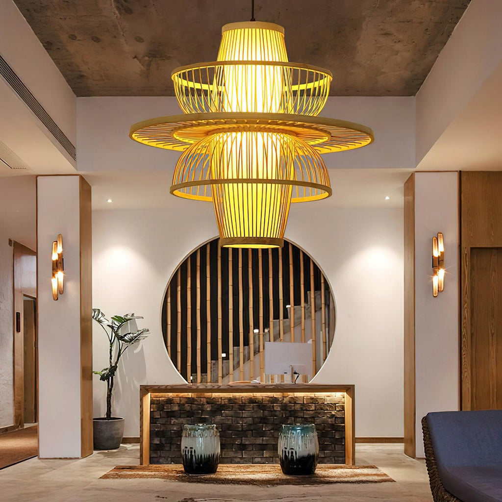 Handmade Sigyn Bamboo Pendant Lamp