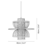 Handmade Sigyn Bamboo Pendant Lamp