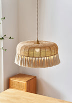 Handwoven Jute Pendant Light