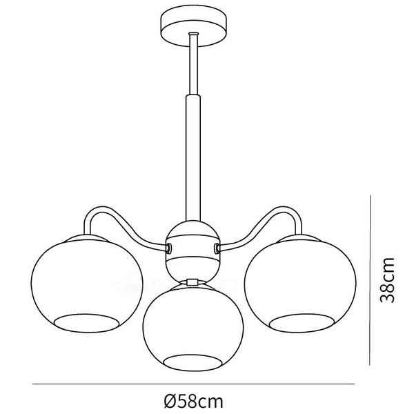 Hans Bergstrom Chandelier