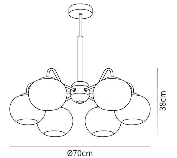 Hans Bergstrom Chandelier