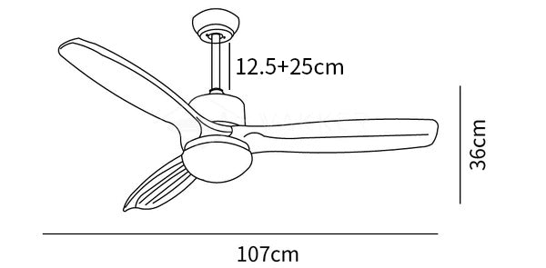 Harborough 3 Ceiling Fan Light