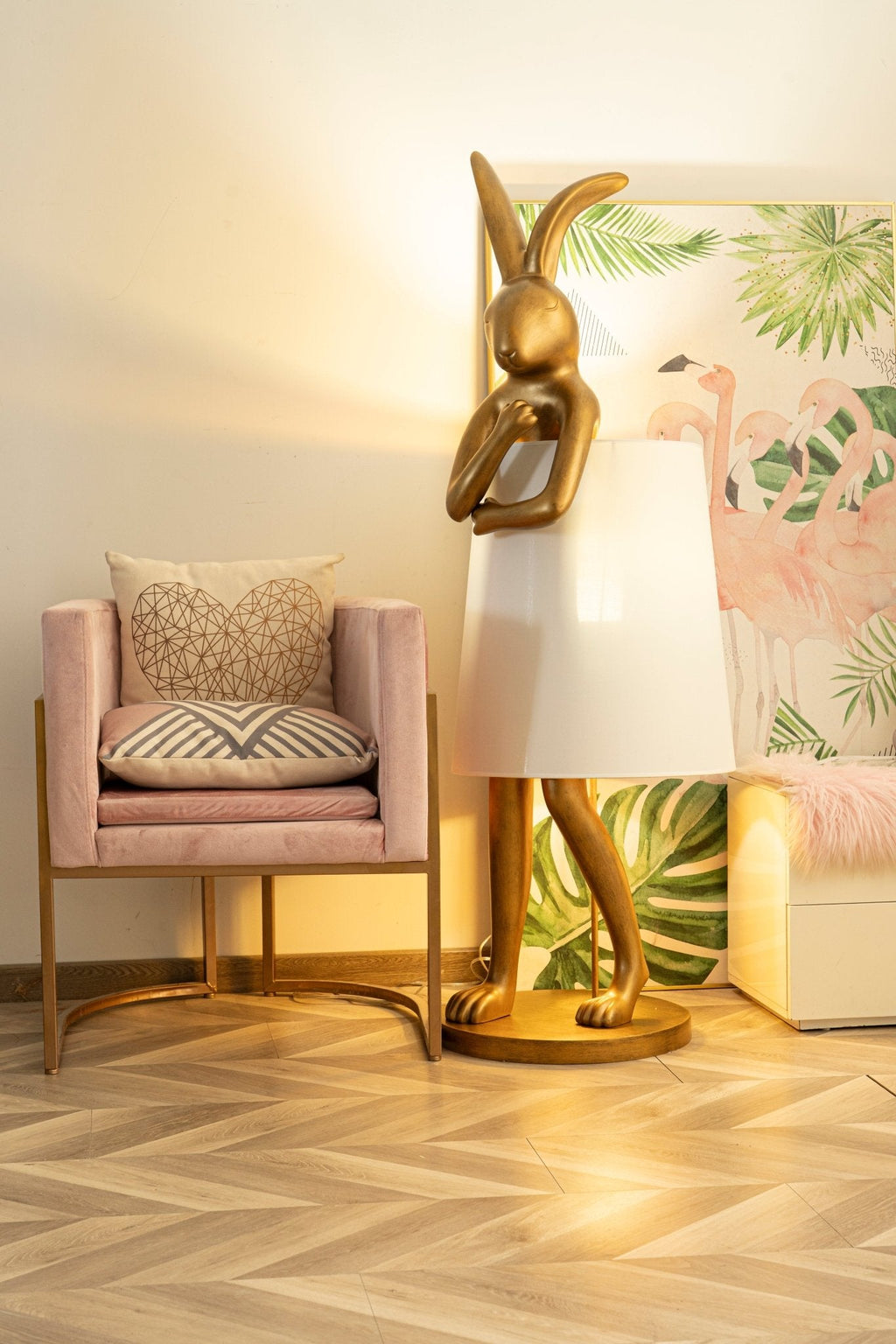 Hare Silhouette Table Lamp