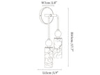 Harlin Alabaster Plug-in Wall Lamp